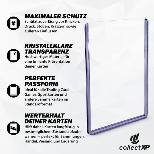 collectXP – Toploader 3 x 4 Zoll (75 pt) collectXP
