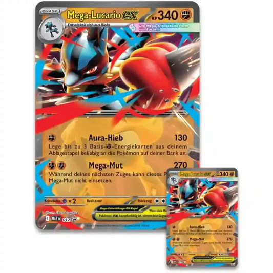 Pokemon Mega Lucario EX Figuren Kollektion Deutsch TobisToys