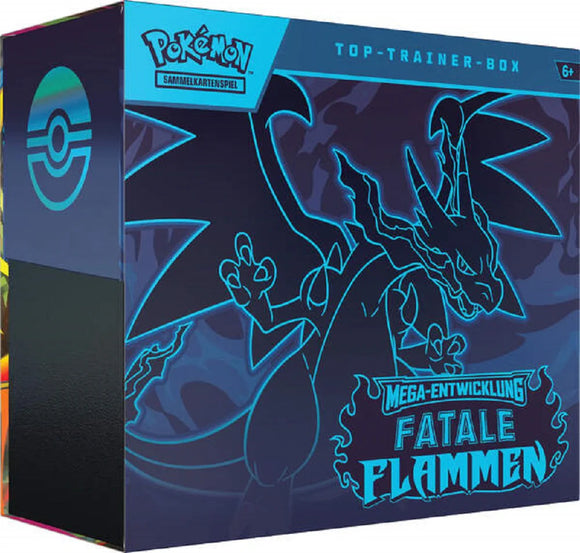 Pokemon Mega Entwicklung Fatale Flammen Top Trainer Box Deutsch