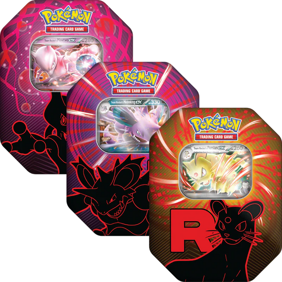 Pokemon Team Rocket Fall ex Tin englisch