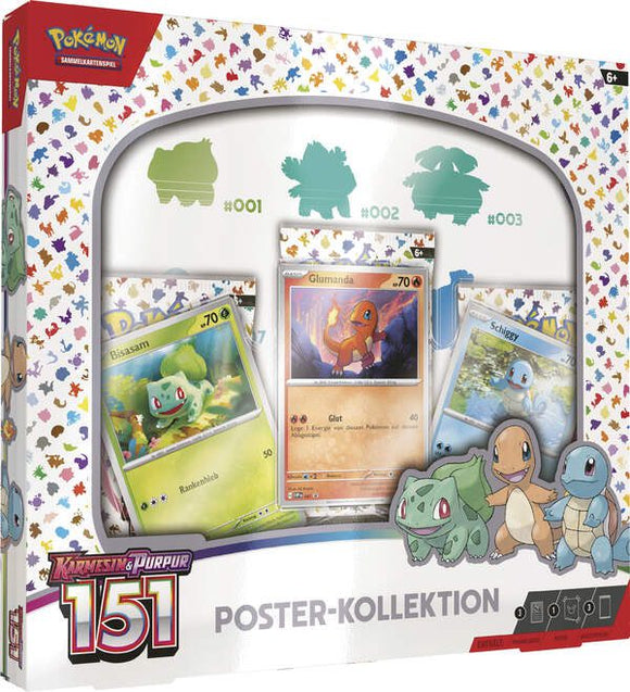 Pokemon KP 3.5 151 Poster Box Kollektion deutsch
