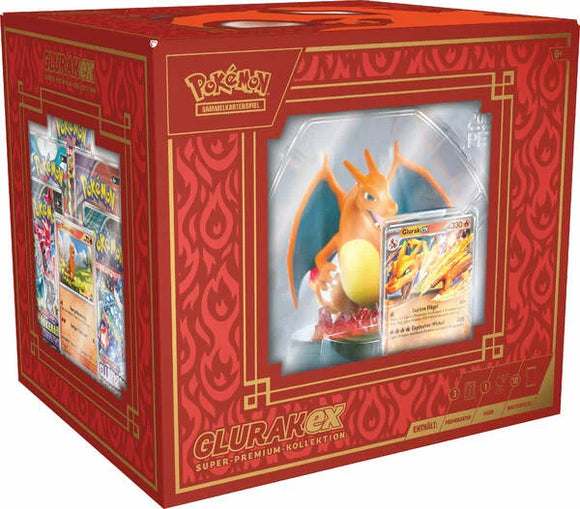 Pokemon Super Premium Glurak EX Kollektion Deutsch