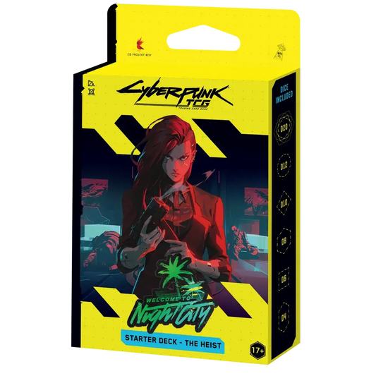 Cyberpunk TCG – Welcome to Night City Starter Deck – The Heist pre Order TobisToys