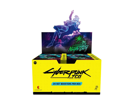 Cyberpunk TCG – Welcome to Night City Booster Display Pre Order TobisToys