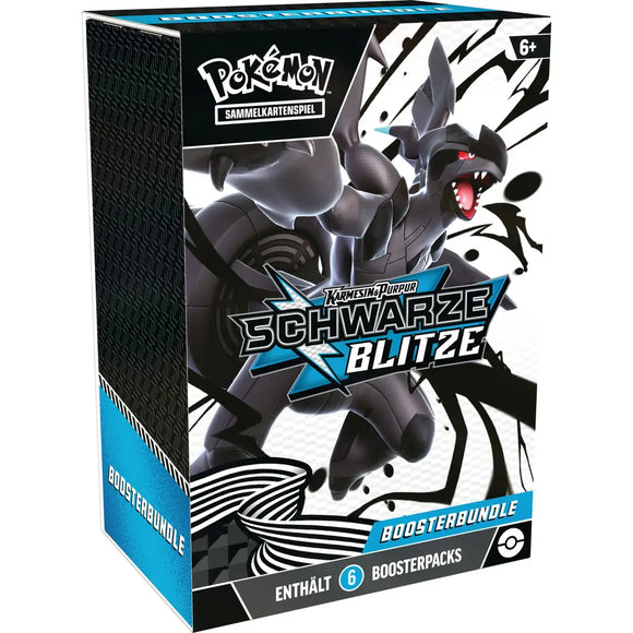 Pokemon Karmesin & Purpur Schwarze Blitze Booster Bundle Deutsch