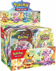 Pokemon Scarlet & Violet Prismatic Evolutions mini Tin Display englisch