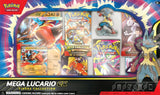 Pokémon TCG Mega Lucario ex Figure Collection - Frontseite der Box