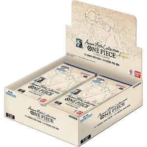 One Piece Card Game EB02 Anime 25th Collection Extra Booster Display Englisch