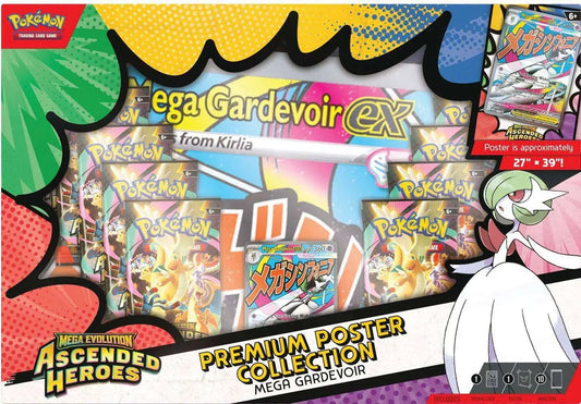 Pokemon Mega Evolution - Ascended Heroes Premium Poster Collection Mega Gardevoir TobisToys