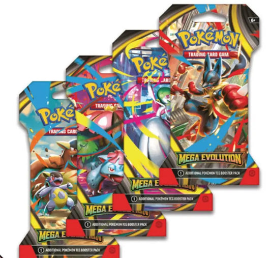 Pokémon TCG: Mega Evolution Sleeved Booster (zufälliges Artwork) The Pokémon Company International