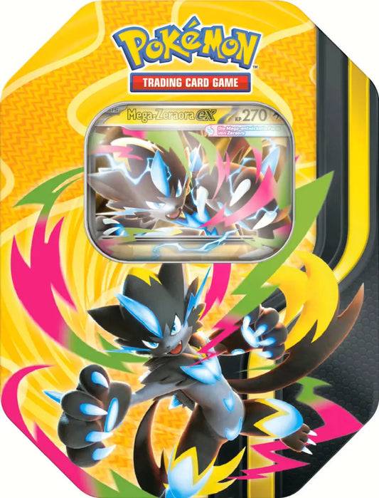 Pokémon TCG: Mega Entwicklung – Mega-Zeraora ex Tin Box Pokémon