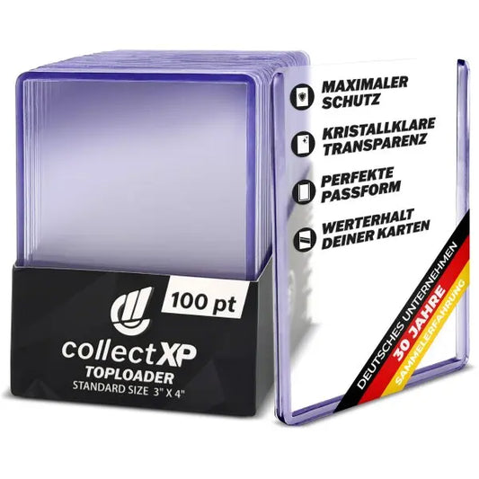 collectXP – Toploader 3 x 4 Zoll (100 pt) collectXP