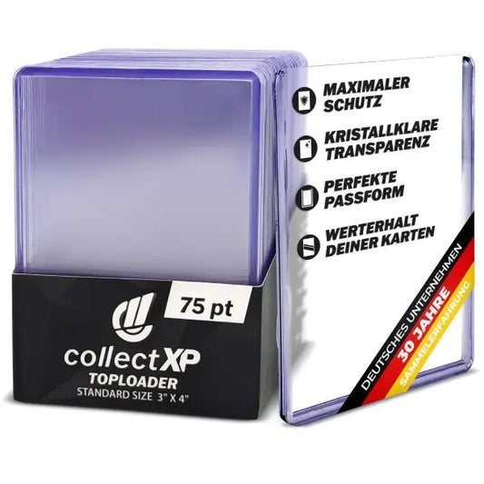 collectXP – Toploader 3 x 4 Zoll (75 pt) collectXP