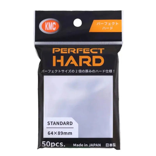 KMC Standard Sleeves - Perfect Hard (50 Sleeves) TobisToys
