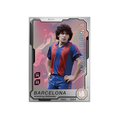PCCards Maradona Edelmetall-Karte – mögliche Kartenvariante