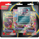 Pokemon Mega Entwicklung  Fatale Flammen 3 Pack Blister Deutsch