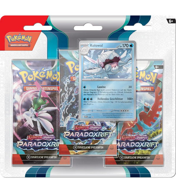 Pokemon Paradoxrift  3 Pack Blister  Deutsch