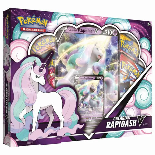 Pokemon Galarian Rapidash V Box Englisch TobisToys