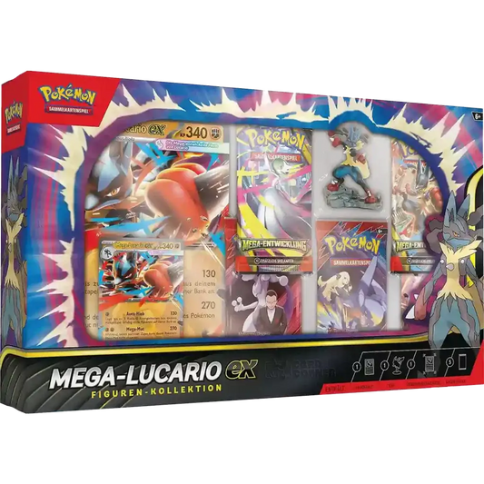 Pokemon Mega Lucario EX Figuren Kollektion Deutsch TobisToys