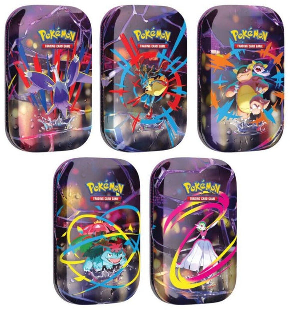 Pokemon Mega Helden Mini Tin 5er Bundle Deutsch