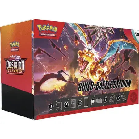 Pokémon Sammelkartenspiel: Obsidianflammen – Build & Battle Stadion Pokémon