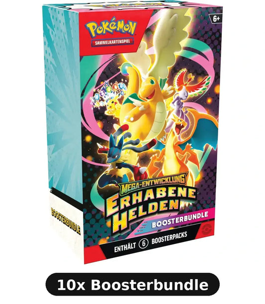Pokemon Erhabene Helden Booster Bundle Display  Deutsch Tobis Toys