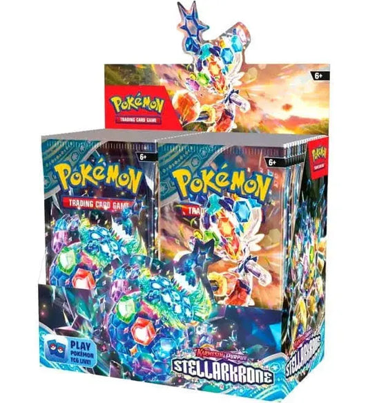 Pokemon Karmesin & Purpur Stellarkrone Booster Display Deutsch TobisToys