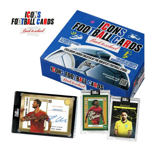Club Legacyz Icons Football Cards - Back to School 5th Edition Display (10er) Club Legacyz