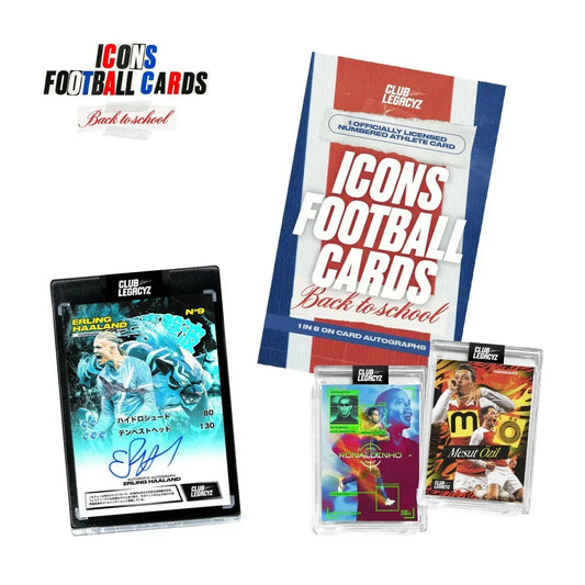 Club Legacyz Icons Football Cards - Back to School 5th Edition Box Club Legacyz