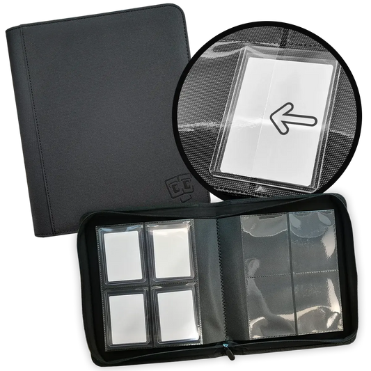 TCG Guru 4- Pocket Toploader Zip Binder TCG Guru