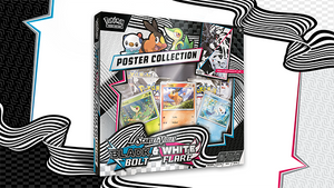 Pokemon Black Bolt White Flare Unova Poster Collection englisch