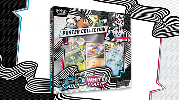 Pokemon Black Bolt White Flare Unova Poster Collection englisch