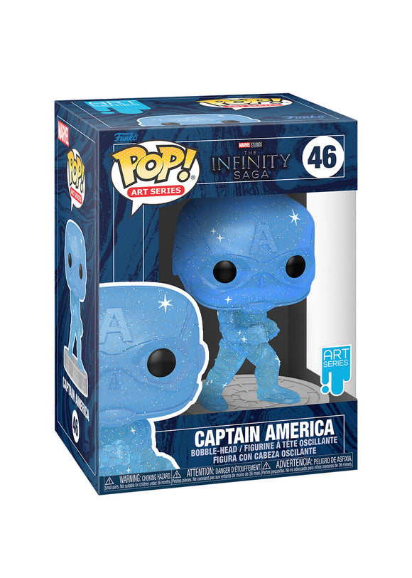 Funko Pop!  Marvel Infinity Saga 46 Captain America (Blue)