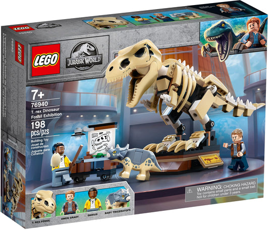LEGO® Jurassic World 76940 T. Rex-Skelett in der Fossilienausstellung TobisToys